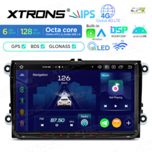 IXA94MTVL 9-Zoll-QLED-Display Android-Autoradio-Multimedia-Player Octa-Core-Prozessor 6 GB RAM und 128 GB ROM Individuelle Pa