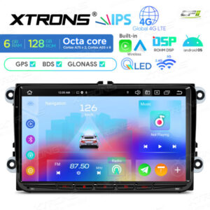 IXA94MTVL 9-Zoll-QLED-Display Android-Autoradio-Multimedia-Player Octa-Core-Prozessor 6 GB RAM und 128 GB ROM Individuelle Pa