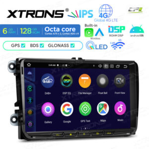 IXA94MTVL 9-Zoll-QLED-Display Android-Autoradio-Multimedia-Player Octa-Core-Prozessor 6 GB RAM und 128 GB ROM Individuelle Pa