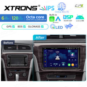 IXA94MTVL 9-Zoll-QLED-Display Android-Autoradio-Multimedia-Player Octa-Core-Prozessor 6 GB RAM und 128 GB ROM Individuelle Pa