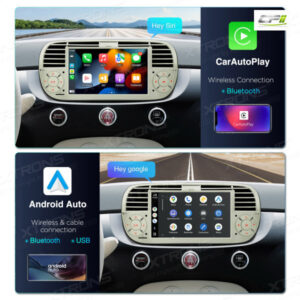 PX7450FCL 7 Zoll Octa Core 4 + 64 GB Global 4G LTE Android 14 Autoradio Multimedia Player Custom Fit für Fiat