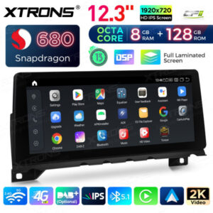 QGB23CIB12SV 12,3 '' für BMW 7er F01 F02 (2009-2012) Original CIC System Octa Core 8 + 128 Autoradio 4G Eingebaut in CP AA mi