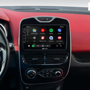 D9-RNCL Premium Flex Android Autoradio für Renault Clio mit 4 x 100W Class-D Verstärker, 9 Zoll Display (hochauflösend), Inkl