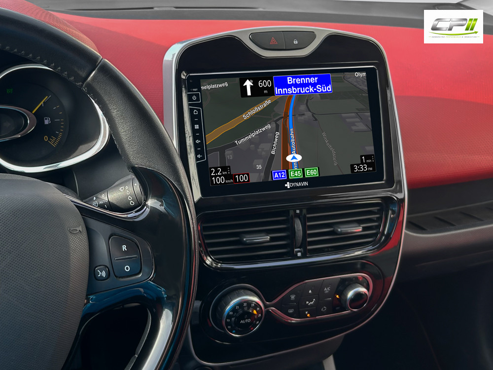 D9-RNCL Premium Flex Android Autoradio für Renault Clio mit 4 x 100W Class-D Verstärker, 9 Zoll Display (hochauflösend), Inkl
