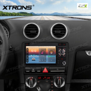 PX74A3AL 7-Zoll-Autoradio-Navigationssystem mit Android 14 Autoradio mit integriertem CarPlay und Android Auto und DSP Custom