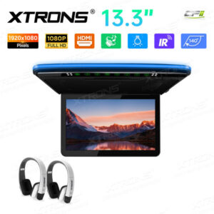 CM136HDS 13,3-Zoll-FHD-Ultradünner digitaler TFT-Monitor im 16:9-Dach mit eingebauten Stereolautsprechern und HD-Eingang