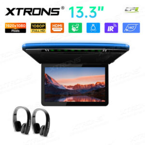 CM136HDS 13,3-Zoll-FHD-Ultradünner digitaler TFT-Monitor im 16:9-Dach mit eingebauten Stereolautsprechern und HD-Eingang