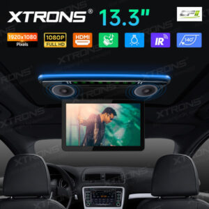 CM136HDS 13,3-Zoll-FHD-Ultradünner digitaler TFT-Monitor im 16:9-Dach mit eingebauten Stereolautsprechern und HD-Eingang