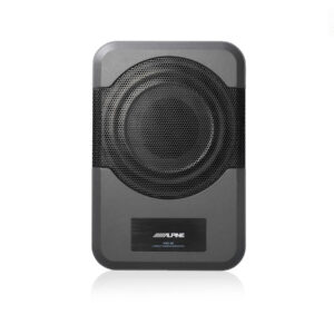 Alpine Aktiver 20 cm Subwoofer mit Auto-Sensing und eingebautem 240 Watt Verstärker – PWE-S8-03 CPII