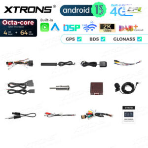 Android Autoradio Xtrons für Fiat Panda 4/64 GB – PX73PDFL-12 CPII