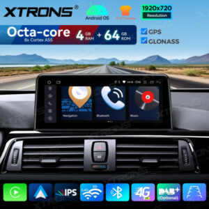Alternative view of Xtrons QDB10NBTH Android-Auto-GPS-Multimedia-Player BMW 3/4 Serie M3 M4 NBT