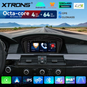 QDB8060CC 8,8 Zoll 4 + 64 GB Android Car GPS Multimedia Player mit integriertem CarPlay und Android Auto für BMW 3/5 Serie CC