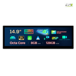 QLBH44X1UN3 14,9 Zoll Octa Core 8 + 128 GB Global 4G LTE Android Autoradio Multimedia Player mit vollständig laminiertem 2K I