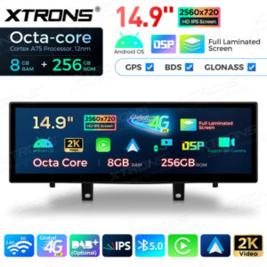 Xtrons QLBX44X5NB Android Autoradio BMW X5 F15 X6 F16 NBT 14,9 Zoll 2K IPS