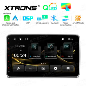 Alternative view of Xtrons TL10S Doppel-DIN Autoradio Universal Fit 10,1 Zoll QLED Display Linux