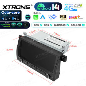 Android Autoradio Xtrons PX8446BLHGS für BMW / Rover / MG 4/64 GB – px8446blhgs-11 CPII