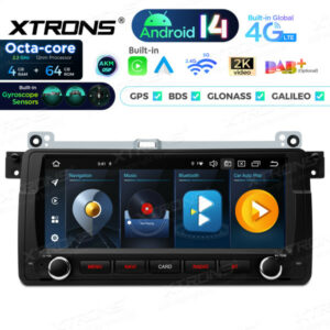 Alternative view of Xtrons PX8446BLHGS Android Autoradio für BMW Rover MG 8,8 Zoll 4G LTE Android 14