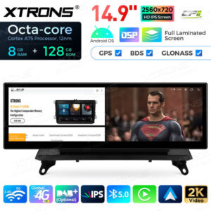 Android Autoradio Xtrons QLBH44X5CCL314,9 Zoll Octa Core 8 + 128 GB Global 4G LTE für BMW X5 X6 CCC – qlbh44x5ccl-7 CPII