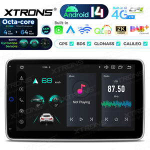 Android Autoradio Xtrons Single Din 4/64 GB – DX121LGS-02 CPII