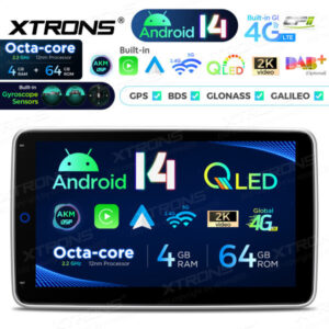 Android Autoradio Xtrons Single Din 4/64 GB – DX121LGS-03 CPII