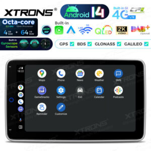 Android Autoradio Xtrons Single Din 4/64 GB – DX121LGS-05 CPII