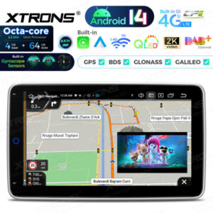 Android Autoradio Xtrons Single Din 4/64 GB – DX121LGS-06 CPII