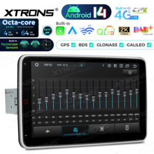 Android Autoradio Xtrons Single Din 4/64 GB – DX121LGS-07 CPII