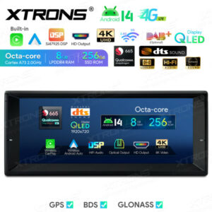 Xtrons IQ1439BH Android Autoradio BMW E39 8/256 GB Navigation DSP Bluetooth