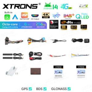Android Autoradio Xtrons für BMW X5 E53 8/256 GB – IQ1453BH-12 CPII
