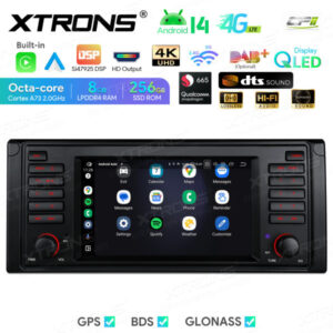 Android Autoradio Xtrons für BMW E39 8/256 GB – IQ7439BL-05 CPII