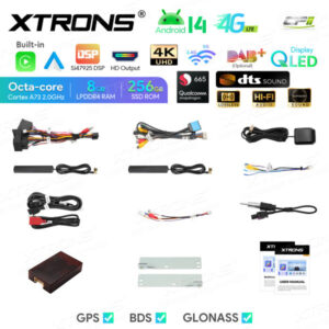 Android Autoradio Xtrons für BMW E39 8/256 GB – IQ7439BL-12 CPII