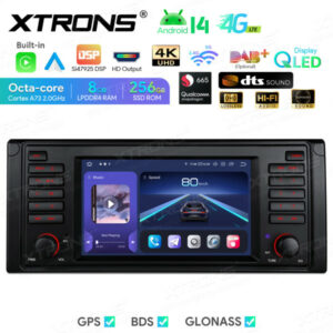 Xtrons IQ7439BL Android Autoradio BMW E39 8/256 GB Navigation DSP Sound