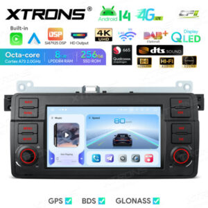 Android Autoradio Xtrons für BMW / Rover / MG 8/256 GB – IQ7446BL-03 CPII