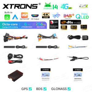 Android Autoradio Xtrons für BMW / Rover / MG 8/256 GB – IQ7446BL-12 CPII
