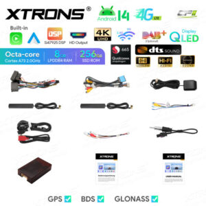 Android Autoradio Xtrons für BMW/Rover/MG – IQ8446BH-12 CPII
