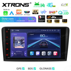 Android Autoradio Xtrons für Audi 8P A3 S3 RS3 8/256 GB – IQ84A3AP-01 CPII
