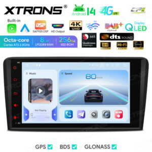 Android Autoradio Xtrons für Audi 8P A3 S3 RS3 8/256 GB – IQ84A3AP-02 CPII