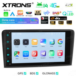 Android Autoradio Xtrons für Audi 8P A3 S3 RS3 8/256 GB – IQ84A3AP-06 CPII