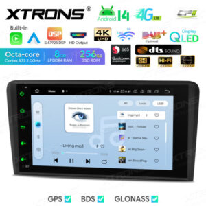 Android Autoradio Xtrons für Audi 8P A3 S3 RS3 8/256 GB – IQ84A3AP-08 CPII