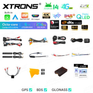 Android Autoradio Xtrons für Audi 8P A3 S3 RS3 8/256 GB – IQ84A3AP-12 CPII