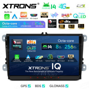 Android Autoradio Xtrons für VW / Skoda / Seat 8/256 GB – IQ94MTVP-03 CPII