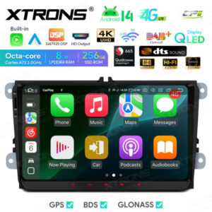Android Autoradio Xtrons für VW / Skoda / Seat 8/256 GB – IQ94MTVP-04 CPII