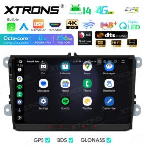 Android Autoradio Xtrons für VW / Skoda / Seat 8/256 GB – IQ94MTVP-05 CPII