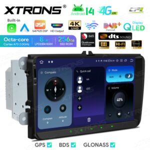 Android Autoradio Xtrons für VW / Skoda / Seat 8/256 GB – IQ94MTVP-07 CPII
