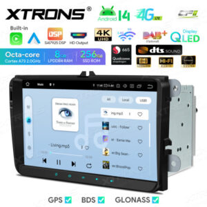 Android Autoradio Xtrons für VW / Skoda / Seat 8/256 GB – IQ94MTVP-08 CPII
