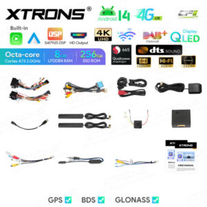 Android Autoradio Xtrons für VW / Skoda / Seat 8/256 GB – IQ94MTVP-12 CPII