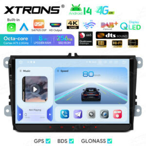 Xtrons IQ94MTVP Android Autoradio VW Skoda Seat 8/256 GB Navigation Bluetooth