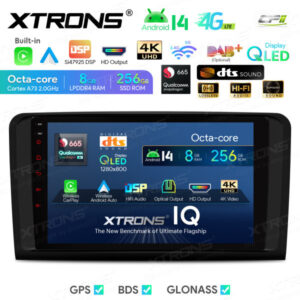Android Autoradio Xtrons für Mercedes-Benz W164 8/256 GB – IQP94M164P-03 CPII