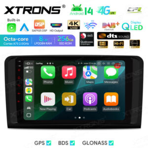 Android Autoradio Xtrons für Mercedes-Benz W164 8/256 GB – IQP94M164P-04 CPII