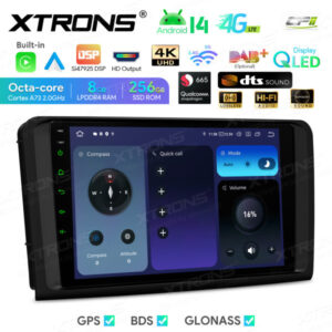 Android Autoradio Xtrons für Mercedes-Benz W164 8/256 GB – IQP94M164P-06 CPII